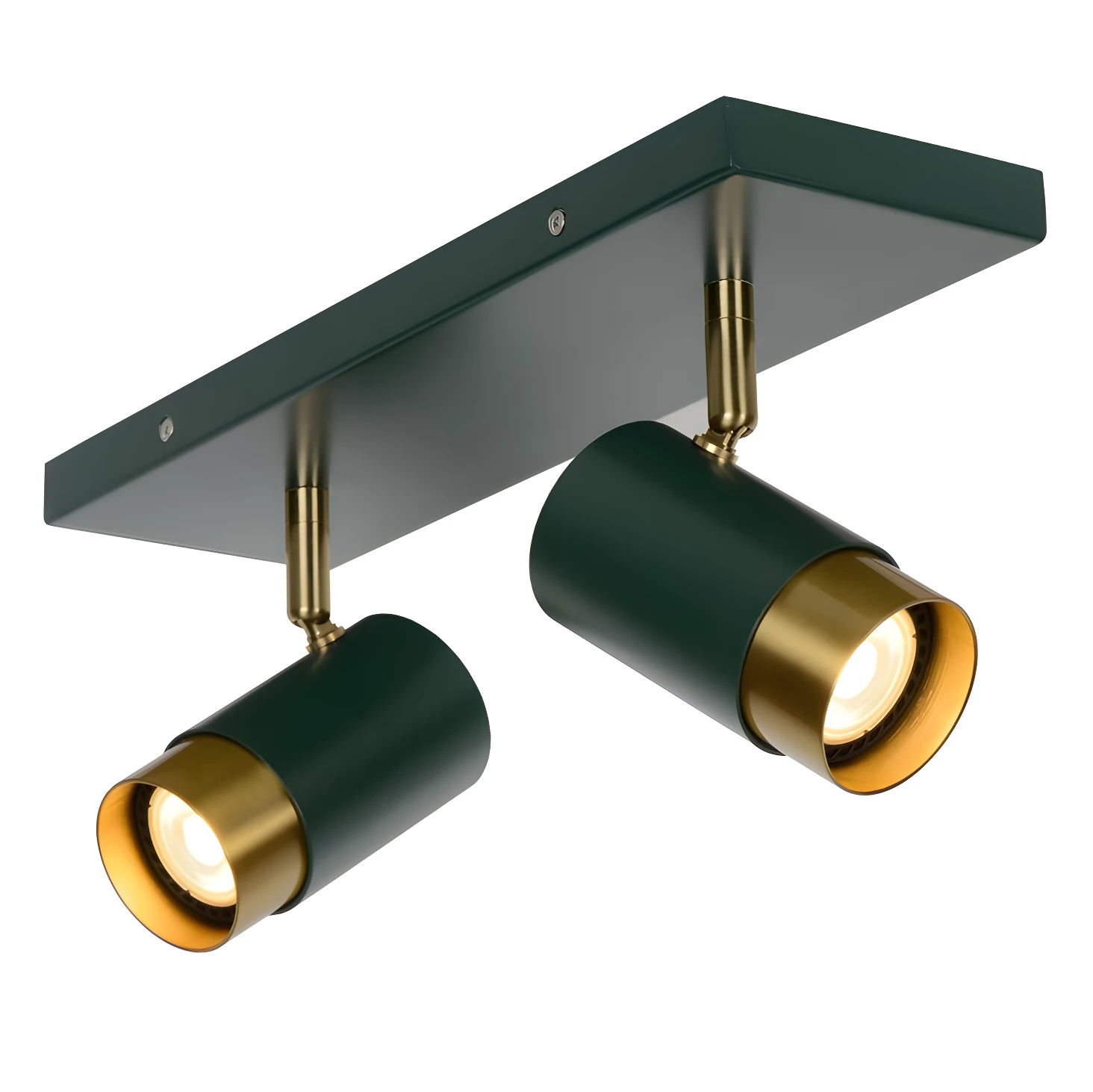 Podwójny zielony reflektor sufitowy Floris 2