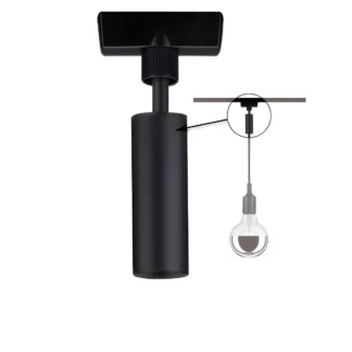 Adapter do zawieszenia - czarny, system szynowy URail