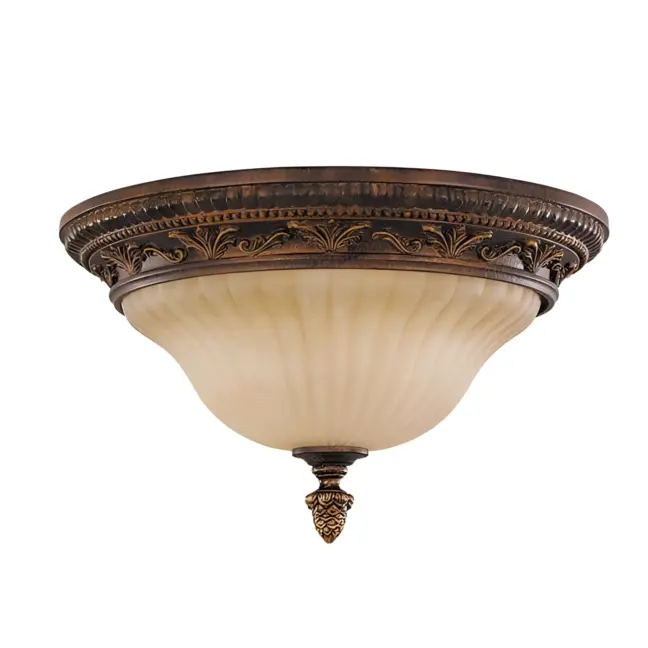 Lampa sufitowa Sonoma - kolor beżowy, brązowy - FE/SONOMAVAL/F