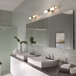 Kinkiet Payne - kolor biały, srebrny - FE/PAYNE2 BATH