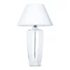 Lampa stołowa Bilbao  - kolor biały, transparentny - L019031215