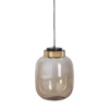 Bursztynowa lampa Boom LED - szklany klosz
