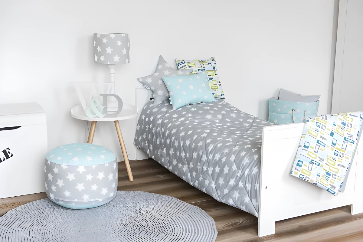 Lampa stołowa Stars - kolor Szary - STARS GREY TB