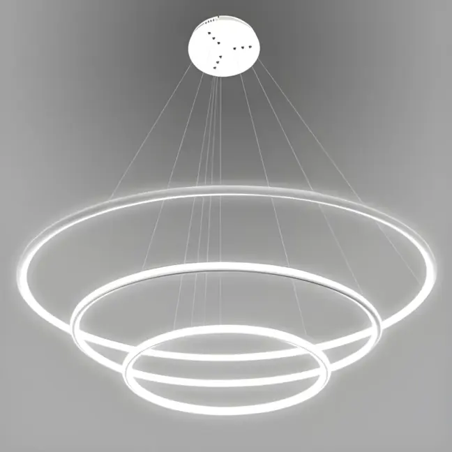 Lampa wisząca Shape - kolor biały - LA075/P_80_in_3k_white