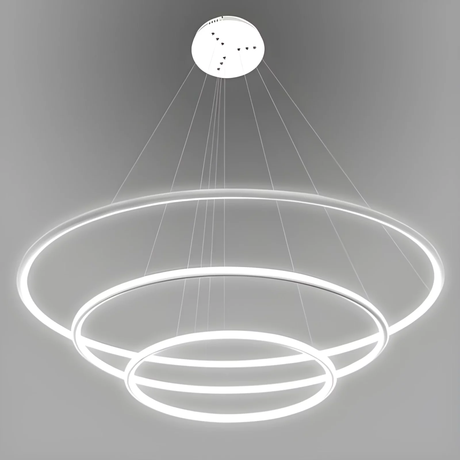 Lampa wisząca Shape - kolor biały - LA075/P_80_in_3k_white