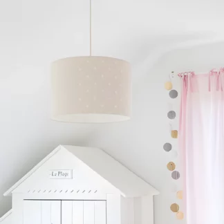 Lampa wisząca Lovely Dots - kolor beżowy - LOVELY DOTS BEIGE PENDANT
