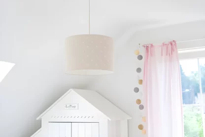 Lampa wisząca Lovely Dots  - kolor beżowy - LOVELY DOTS BEIGE PENDANT