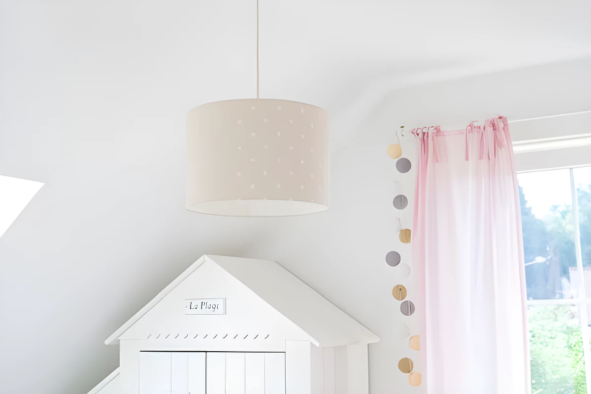 Lampa wisząca Lovely Dots - kolor beżowy - LOVELY DOTS BEIGE PENDANT