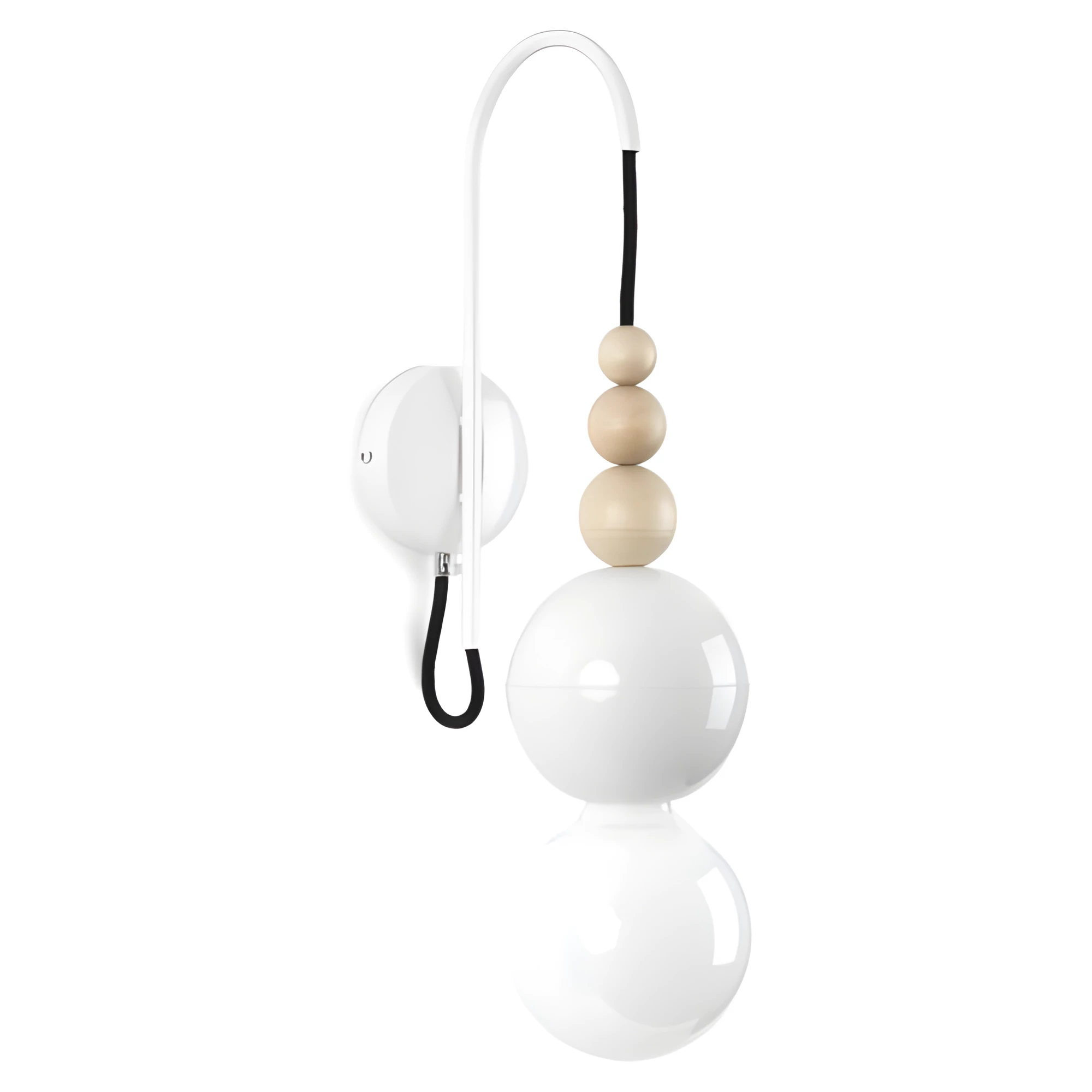 Nowoczesny kinkiet z koralikami Loft Bala