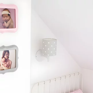 Kinkiet Lovely Dots - kolor Szary - LOVELY DOTS GREY WL