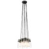Lampa wisząca Brinley - kolor brązowy, transparentny - KL/BRINLEY6