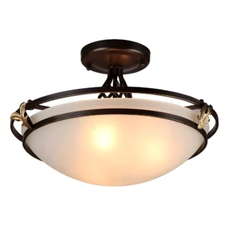 Lampa sufitowa Combinare - kolor biały, brązowy - C232-CL-03-R