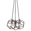 Lampa wisząca Rocklyn - kolor brązowy - KL/ROCKLYN3 RS