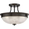 Lampa sufitowa Mantle - kolor brązowy, transparentny - QZ/MANTLE/SF PN