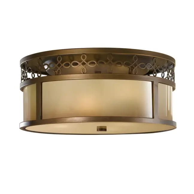 Lampa sufitowa Justine  - kolor beżowy, brązowy - FE/JUSTINE/F