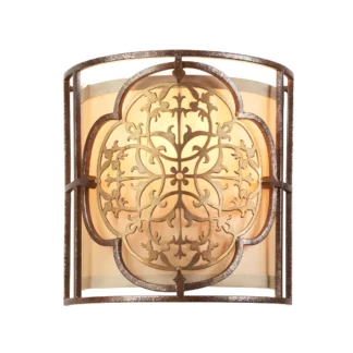 Kinkiet Marcella - kolor brązowy, złoty - FE/MARCELLA1