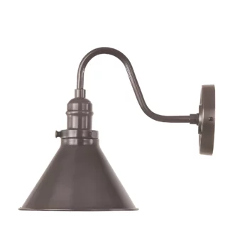 Brązowy metalowy kinkiet Tulon w stylu loftowym