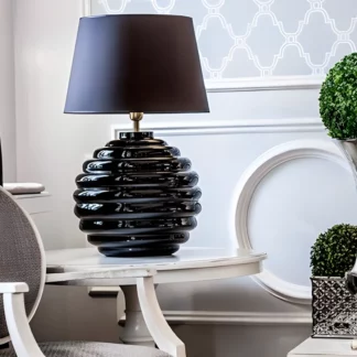 Lampa stołowa Antibes - kolor Czarny - L216222514