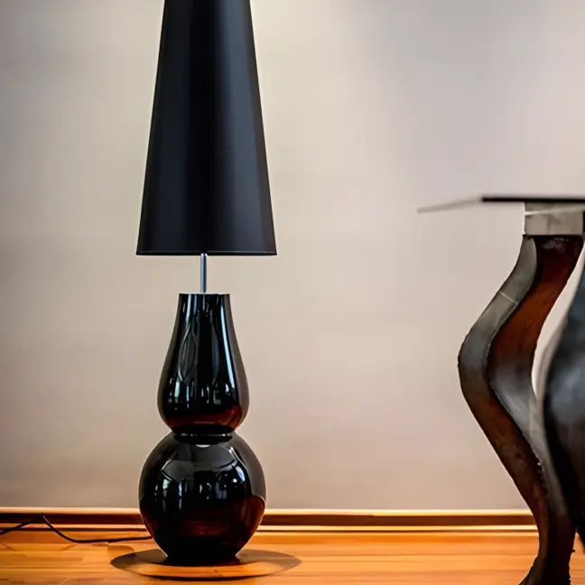 Lampa stołowa Milano - kolor Czarny - L202081804