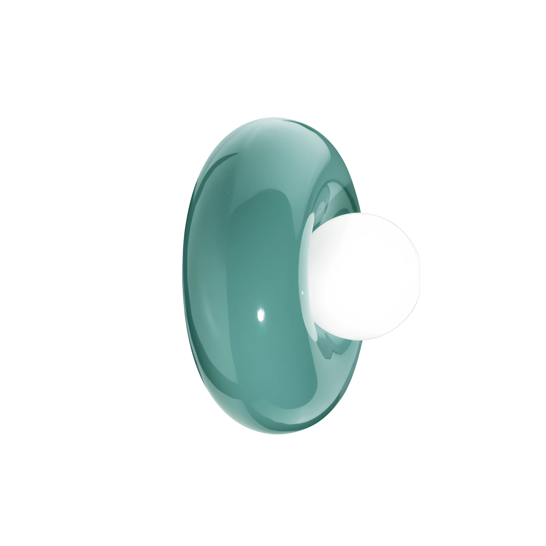 Turkusowa lampa z ceramiki Bumbum