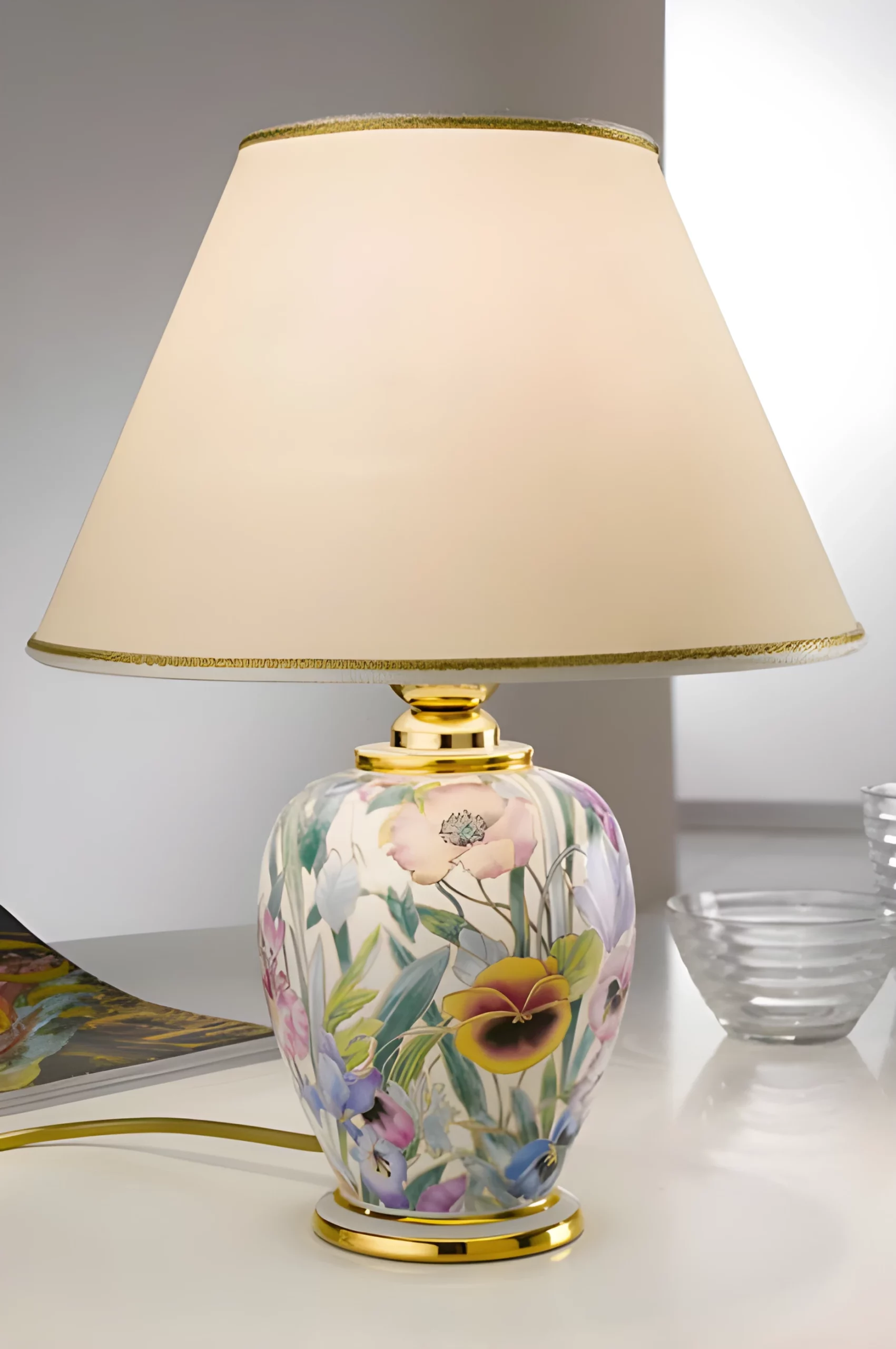 Lampa stołowa GIARDINO - kolor beżowy - 0014.73S