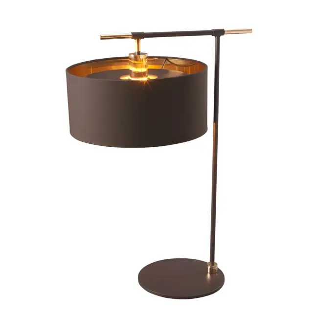 Lampa stołowa Modern - kolor brązowy - BALANCE/TL BRPB