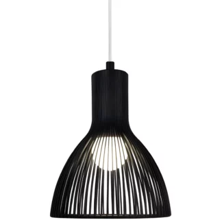 Czarna, skandynawska lampa wisząca Skylim 2 z podwójnym