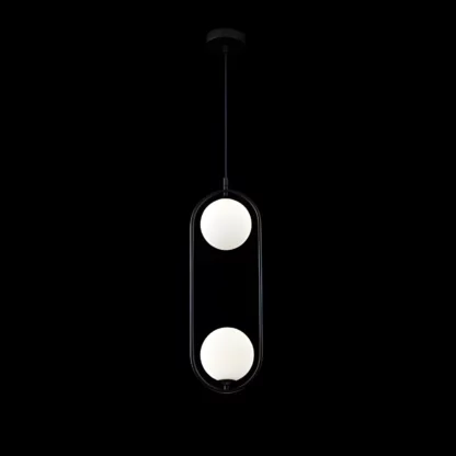 Lampa wisząca Ring  - kolor Czarny - MOD013PL-02B