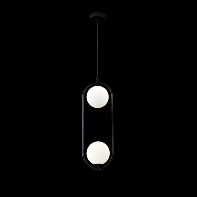 Lampa wisząca Ring - kolor Czarny - MOD013PL-02B