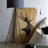 Lampa podłogowa Simple  - kolor Szary - LGH0520