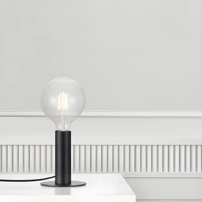 Lampa stołowa Dean - kolor Czarny - 46605003