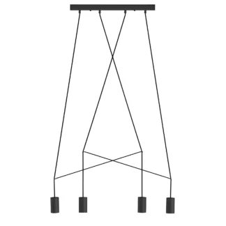 Czarna lampa wisząca Imbria 5