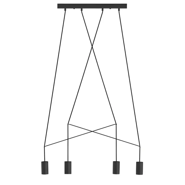 Czarna lampa wisząca Imbria 5