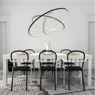 Lampa wisząca Shape  - kolor Czarny - LA075/P_80_in_4k_black