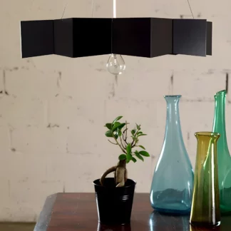 Lampa wisząca Geo - kolor Czarny - LGH0530