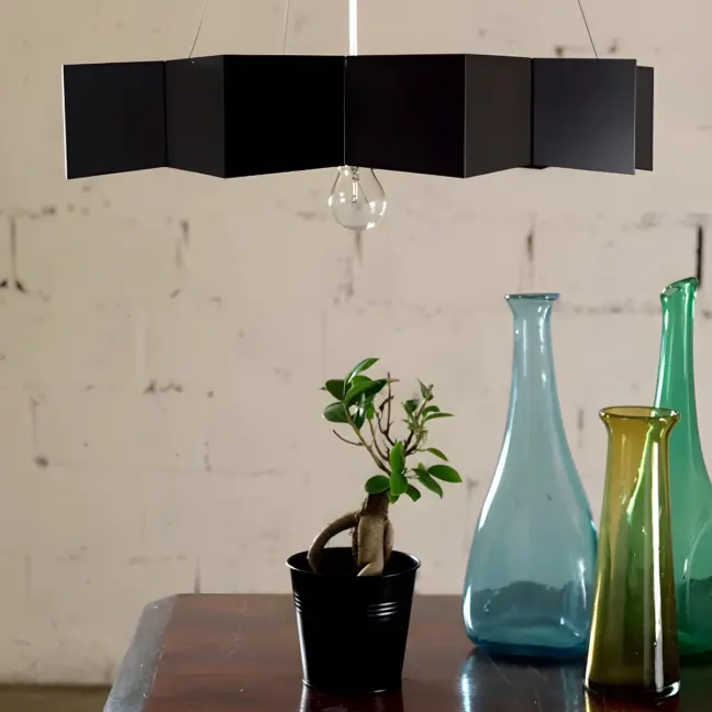 Lampa wisząca Geo - kolor Czarny - LGH0530