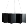 Czarna lampa Big Star - Gie El Home - geometryczny klosz