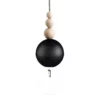 Lampa żarówka Loft Bala - czarna kula