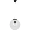 Lampa wisząca Globus  - kolor transparentny, Czarny - 562G5