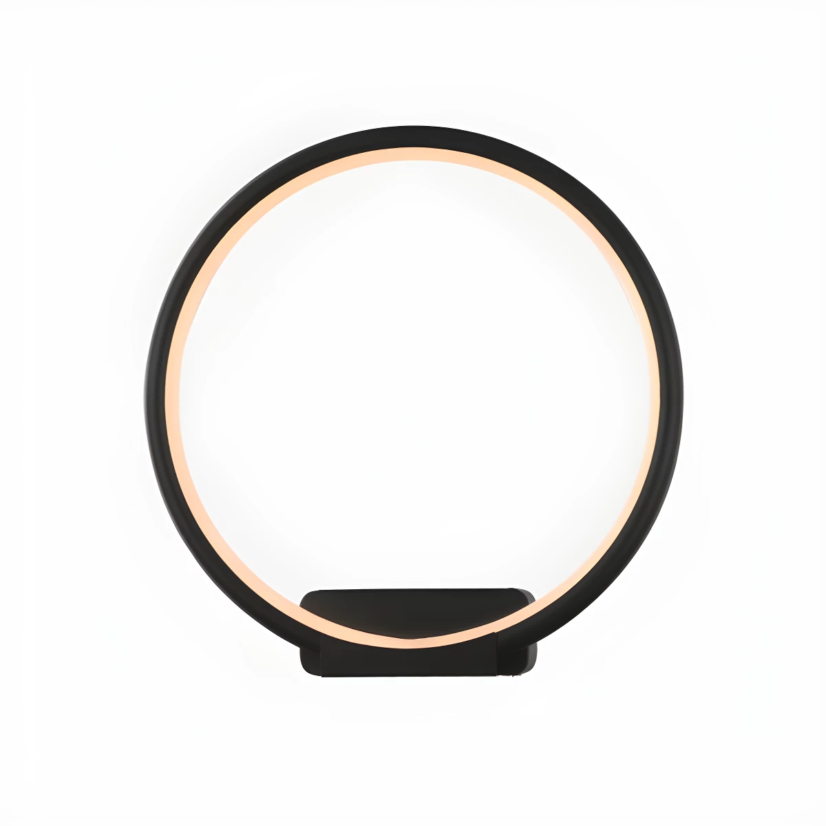 Czarny kinkiet Moon okrągły LED no. 1 - 3000K