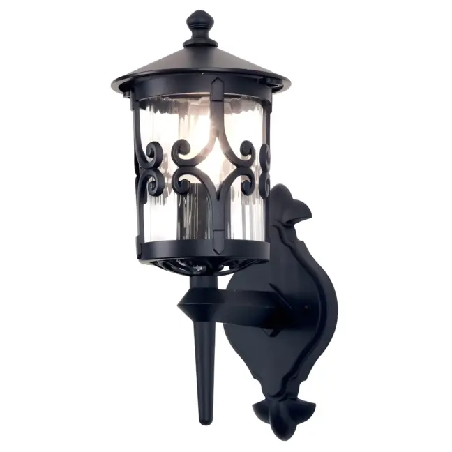 Kinkiet Hereford  - kolor transparentny, Czarny - BL10 BLACK