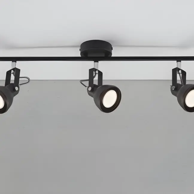 Lampa sufitowa Aslak - kolor Czarny - 45740103