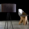 Lampa stołowa Simple  - kolor Szary - LGH0510