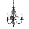 Żyrandol Rustic - kolor Czarny - ART3 BLACK