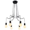 Lampa Basso do salonu - 6 wiszących żarówek