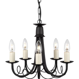 Żyrandol Rossi - MN5 BLACK