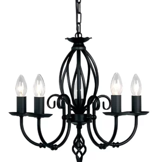 Żyrandol Rustic - ART5 BLACK