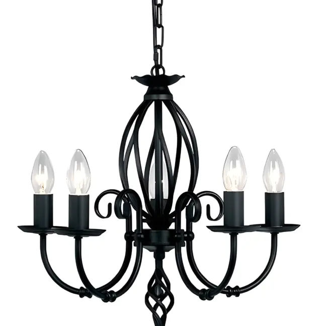Żyrandol Rustic - ART5 BLACK
