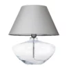Lampa stołowa Madrid  - kolor transparentny, Szary - L008031203