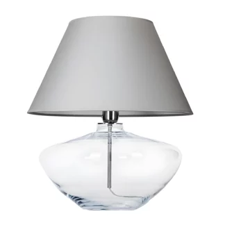 Lampa stołowa Madrid  - kolor transparentny, Szary - L008031203